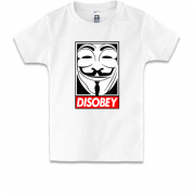 Дитяча футболка Disobey ananymus