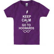 Детская футболка Keep calm and go Hogwards