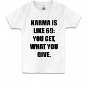 Детская футболка Karma