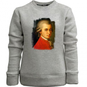 Детский свитшот без начеса с Вольфгангом Амадеем Моцартом