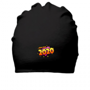Бавовняна шапка з написом "New Year 2020"