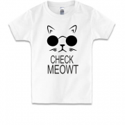 Детская футболка check meowt