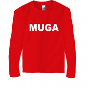 Детская футболка с длинным рукавом MUGA (Make ukraine Great Again)