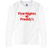 Детская футболка с длинным рукавом Five Nights at Freddy’s BL logo