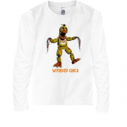 Детская футболка с длинным рукавом Five Nights at Freddy’s (withered chica)