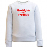 Детский свитшот Five Nights at Freddy’s BL logo