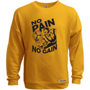 Світшот без начісу No pain - no gain (2)