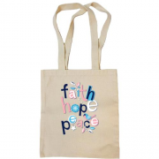 Сумка шоппер Faith Hope Peace