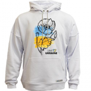 Худи без начісу Love Ukraine (Квітка)