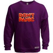 Свитшот без начеса don't panic