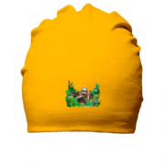 Хлопковая шапка с ленивцем в джунглях