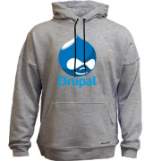 Худи без начеса с логотипом Drupal
