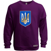 Свитшот без начеса с гербом Украины (2)