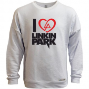 Світшот без начісу I love linkin park (Я люблю Linkin Park)