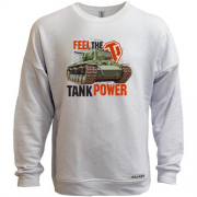 Свитшот без начеса WOT - Feel the tank power