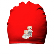 Хлопковая шапка Медвежата в костюмах