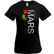 Футболка 30 секунд до марса с розой