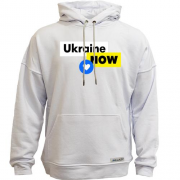 Худи без начеса Ukraine NOW с сердцем
