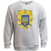 Світшот без начісу з великим гербом України (3)