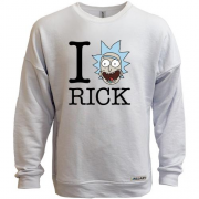 Свитшот без начеса Rick And Morty - I Love Rick