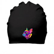 Бавовняна шапка Dog multicolor art