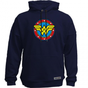 Худи без начеса с логотипом Wonder Woman