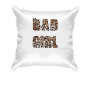 Подушка с леопардовым принтом Bad Girl