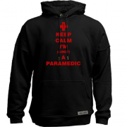 Худи без начеса "Keep calm I'm a paramedic"
