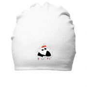 Хлопковая шапка Новогодняя панда