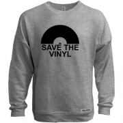 Свитшот без начеса Save the vinyl