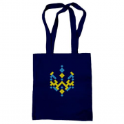 Сумка шоппер с пиксельным гербом Украины (3)