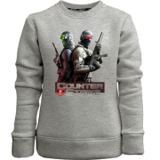 Детский свитшот без начеса с двумя бойцами Counter Strike