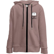 Дитяча худи на блискавці з написом "Аллу треба обіймати"