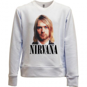 Детский свитшот без начеса с Курт Кобейном (Nirvana)