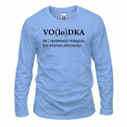 Лонгслив для Владимира "VO (lo) DKA"
