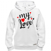 Худі BASE з написом My love