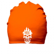 Хлопковая шапка с черепом "русне п*зда"