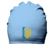 Бавовняна шапка з тризубом "Ukraine"