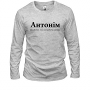 Лонгслив для Антона - "Антонім"