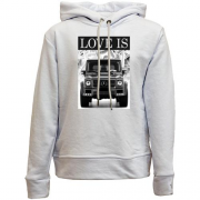 Детский худи без флиса Love is Money