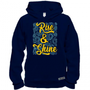 Худи BASE с надписью "Rise & Shine"
