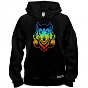 Худи BASE Rainbow Wolf