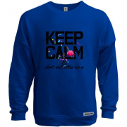 Свитшот без начеса Keep calm & dont eat after 6 pm