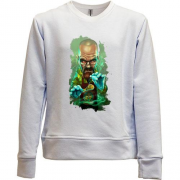Детский свитшот без начеса Crazy Heisenrerg