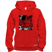 Худи BASE Black and White Urban Brand