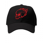 Детская кепка "Flaming Skull"