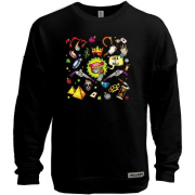 Свитшот без начеса Luck & Roll