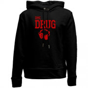 Детский худи без флиса с наушниками "dmc drug"
