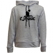 Детский худи без флиса DJ Music
