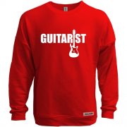 Свитшот без начеса с гитарой "guitarist"